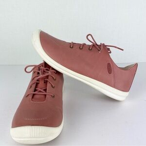 Keen Lorelai Lace-UP Women's Leather Sneakers Size 10 Dusty Rose